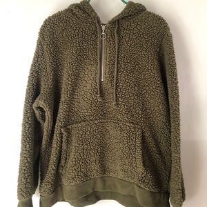 Army Green Fleece Jacket